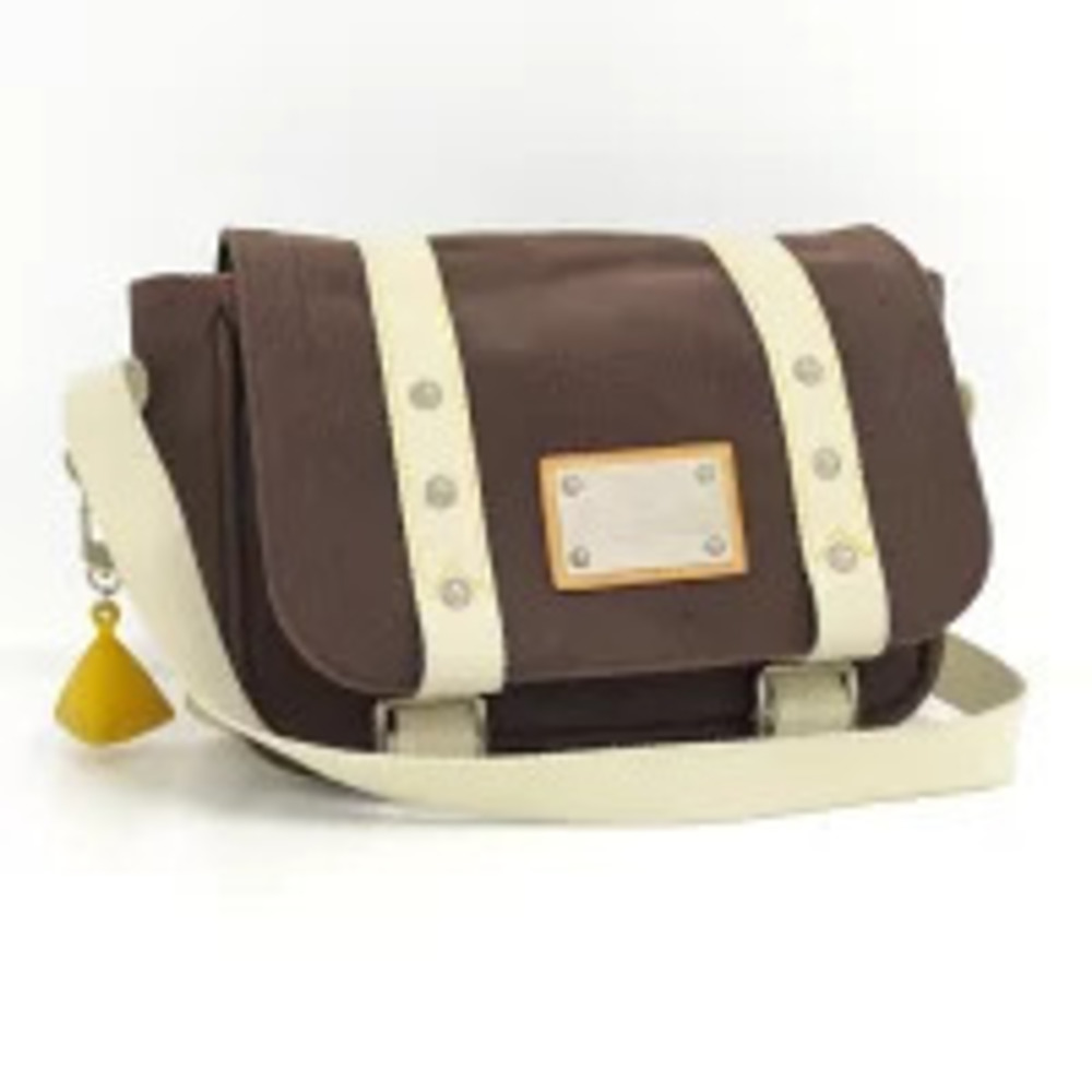 LOUIS VUITTON Bussas Shoulder Bag Canvas Brown